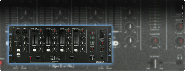 Citronic CDM8:4S 4-Channel DJ Mixer