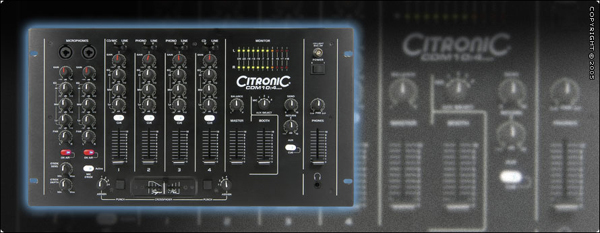 Citronic CDM10:4mk4 4-Channel DJ Mixer
