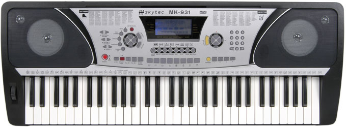 61 Key Electronic Keyboard With LCD