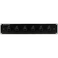6 Zone Stereo Volume Controls For 19�� Rack Installations