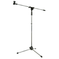 1.6m Microphone Floor Stand with Boom Arm Various Colours