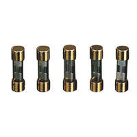 Set Of 5 High Current 24ct Gold Plated Fuses Various Amperages