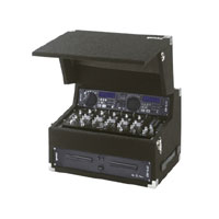 Professional DJ Case With Dual CD Player & Professional Mixer