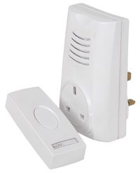 Plug-Through Wireless Door Chime