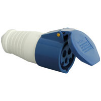 3 Pole CEE 16A Line Socket