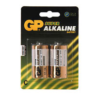 Super Alkaline 2 x C 1.5v Batteries