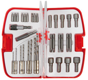 34pcs Screwdriver Bit & Drill Set