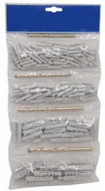 Wall Plug and Screw Set - Mixed