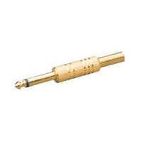 High Quality Gold Plated 6.3mm Mono Jack Plug