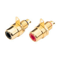 Gold Plated RCA Chassis Socket <b>Various Colours</b>
