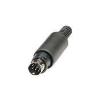8 Pin Mini DIN Plug