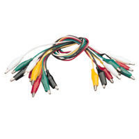 10 x Test Lead Set In 5 Colours