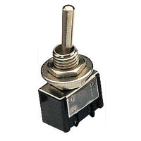 Miniature Toggle Switch 1 x On/Off 250Vac 3A
