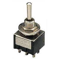 Miniature Toggle Switch 2 x On/Off/On 250Vac 3A