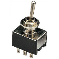 Miniature Toggle Switch 3 x On/On 250Vac 3A