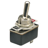 Toggle Switch With Indicator Plate 1 x On/Off 250Vac 1.5A
