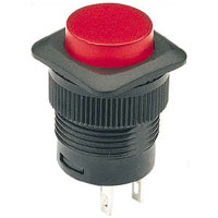 Round Push-To-Make Switch 125Vac 3A