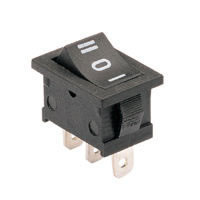 3 Pin On/Off/On Rocker Switch 250Vac 3A