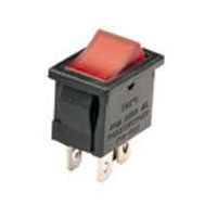 2 x On/Off Rocker Switch With Neon 250Vac 6.5A