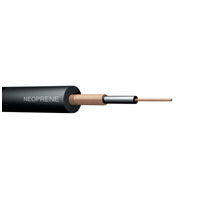 Professional 2 Core Neoprene Instrument Cable 6.5mm� Black 100m