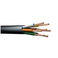 7 Core Lighting/Trailer Cable 10A 9mm� Black 100m