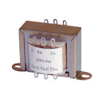100v Line Transformer: 1.25, 2.5, 5, 10, 20W