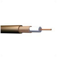 Low Loss Coaxial Cable TV White Downlead 6.5mm 100m