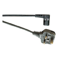 Right Angle Cold IEC Mains Lead 10a Various Colours