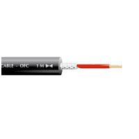 Single Core Unbalanced Microphone Cable Black 50m