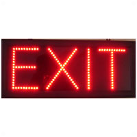 LED Panel Displaying �EXIT�