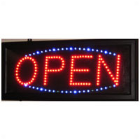 Static 'OPEN' LED Sign