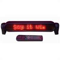 Portable Moving Message Machine With Remote