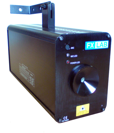 Sound or DMX controlled Defraction Laser