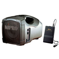 27w Wireless MIPRO 1-Channel Amplifier With Body Pack Transmitter