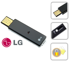 LG MINI Retractable 1GB USB Drive