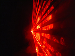 Red Laser Effect