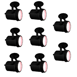 Octopar - 8 x LED Par 36 Lighting System