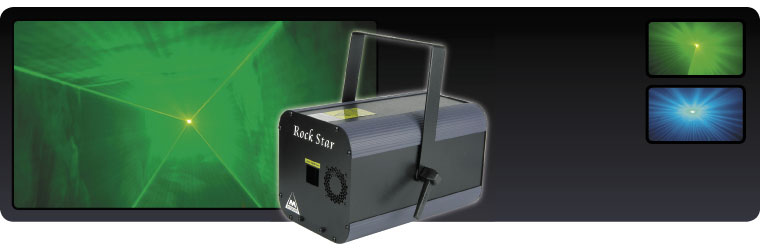 Rock Star 3-Channel Dmx Laser Green 20mW