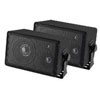Pair Of 8ohm 50w Max 3-way Speaker Set Various Colours