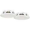 Pair Of 45WRMS Waterproof / Marine Ceiling Speakers - White