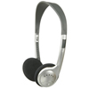 Stereo/Mono Switched Headphones with In-line Volume Control & 5m Cable
