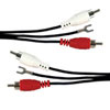 2 x PHONO TO 2 x PHONO WITH GROUND WIRE
