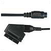 8 Pin Movie Plug To Scart Plug STEREO 3m