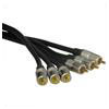 High Quality Gold Plated 3 x RCA To 3 x RCA Lead - 3m - 107.652 -