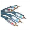 High Quality Gold Plated Component Lead 3 x RCA To 3 x RCA - 1m - 107.658 -