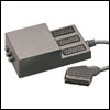 3 Way <b>Switched</b> Scart Splitter Box Nickel Plated