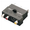 Scart in/out S-Video Adaptor Nickel Plated