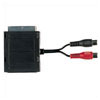 SCART Plug To SCART Socket And 2 x RCA Phono Sockets