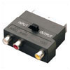 SCART adaptor, stereo audio & video in/out - nickel plated