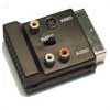 Scart Break-out Adaptor - Audio/Video And S-VHS Nickel Plated